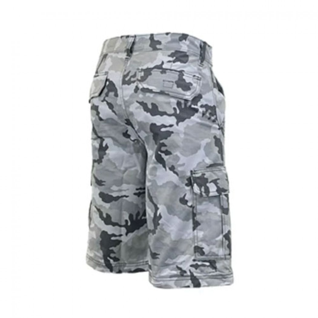 カーゴパンツ BN Camo Ripstop Cargo Shorts Gray 3D TWISTED CARGO SHORTS（カーゴパンツ）｜NVRFRGT（ネヴァー